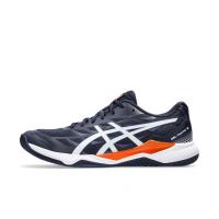 亚瑟士(ASICS)网球鞋男鞋稳定款灵活舒适透气专业级入门升级款运 Navy_×_White 43.5