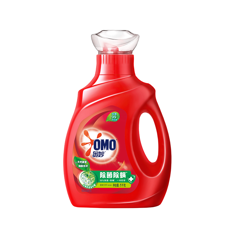 奥妙(OMO) 洗衣液 1kg*12*16箱源自天然酵素 香型不限 (新老包装随机发货)