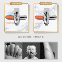 JOMOO九牧淋浴花洒水龙头三联明装挂墙式冷热浴缸龙头家用套装防烫混水阀35278