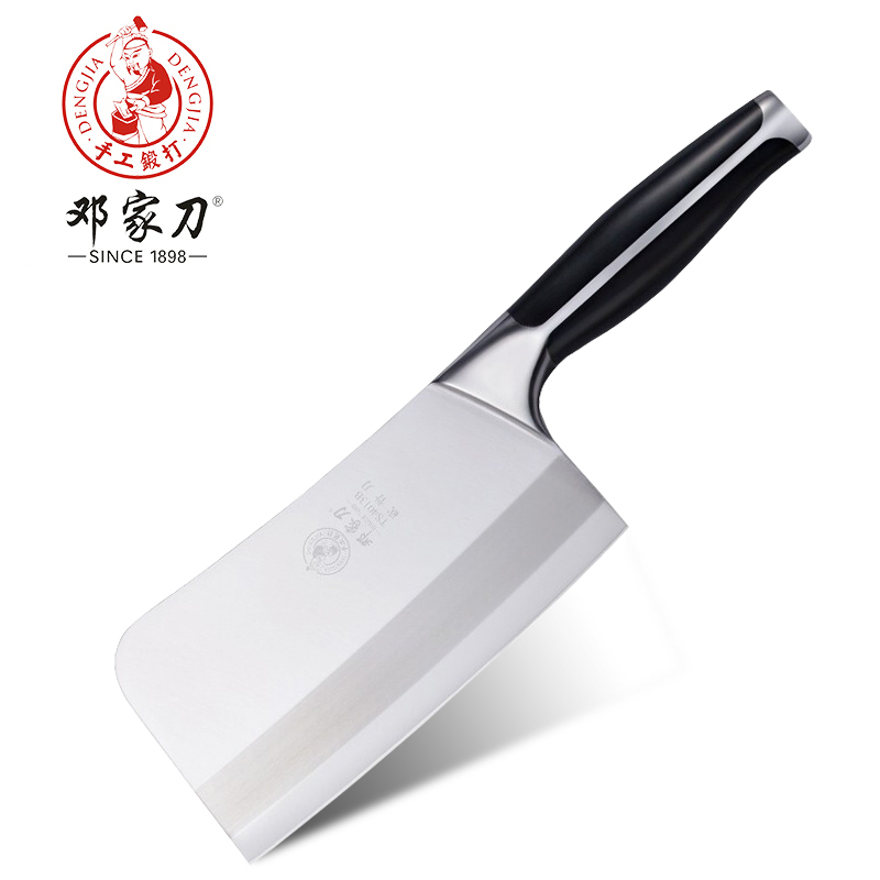 邓家刀不锈钢家用斩骨刀TS-4013B厨房专用锋利锻打4铬13斩骨刀具