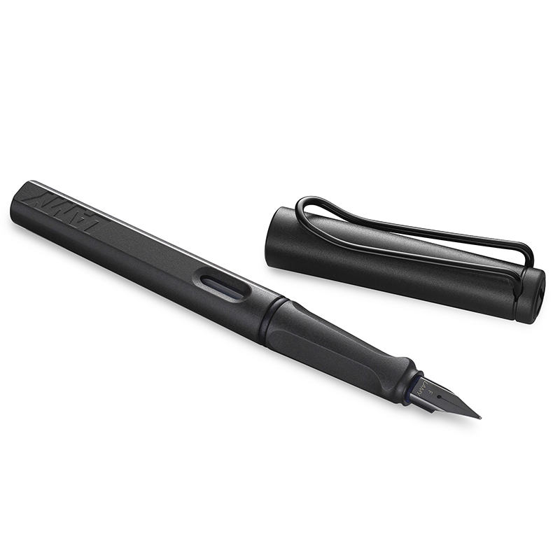 凌美(LAMY) Safari狩猎者系列钢笔墨水笔商务办公用笔磨砂黑 M尖