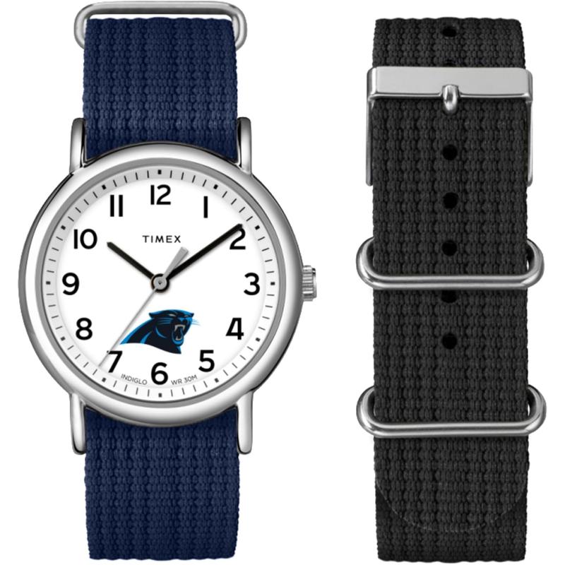 TIMEX代购天美时手表女式尼龙时尚蓝白配色轻便舒适防水欧美腕表高清大图