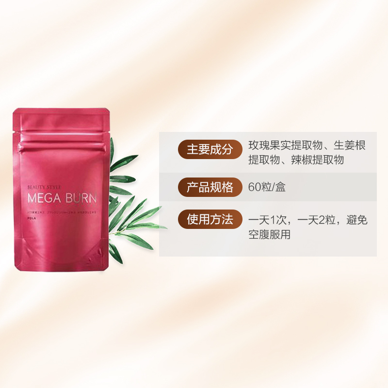 [燃脂塑身]POLA 宝丽 玫瑰果燃脂塑身内服丸 60粒/盒 日本进口 膳食营养补充剂 55克