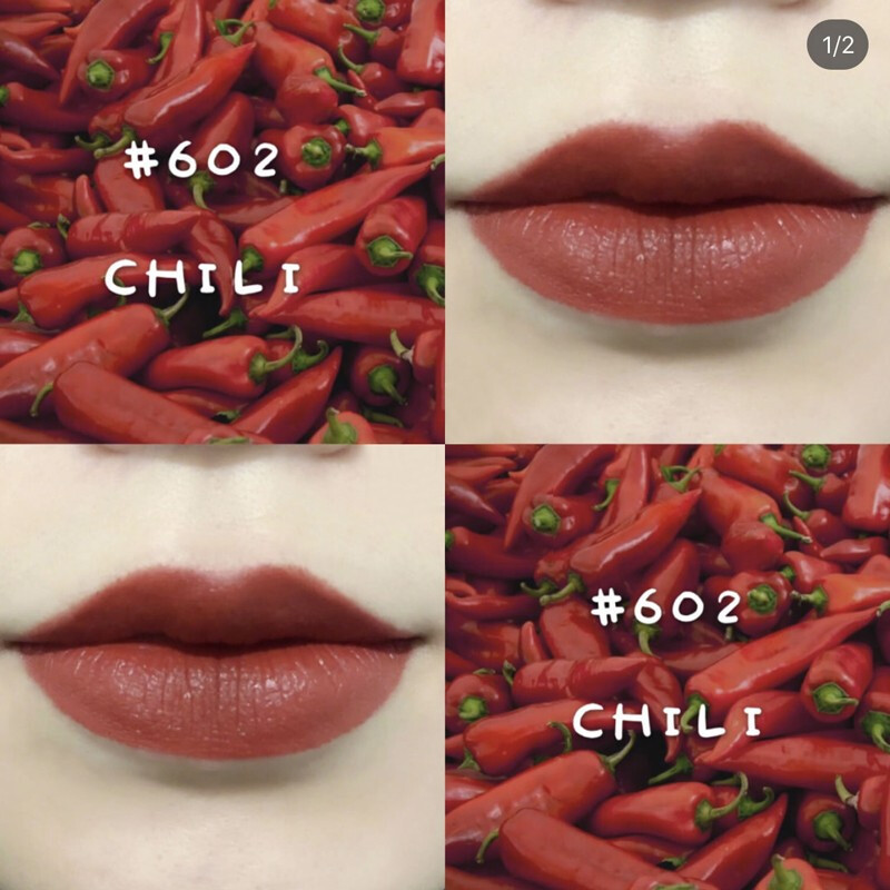 魅可(MAC)新色磨砂口红唇膏602# chili 小辣椒 泫雅色 新老款随机发