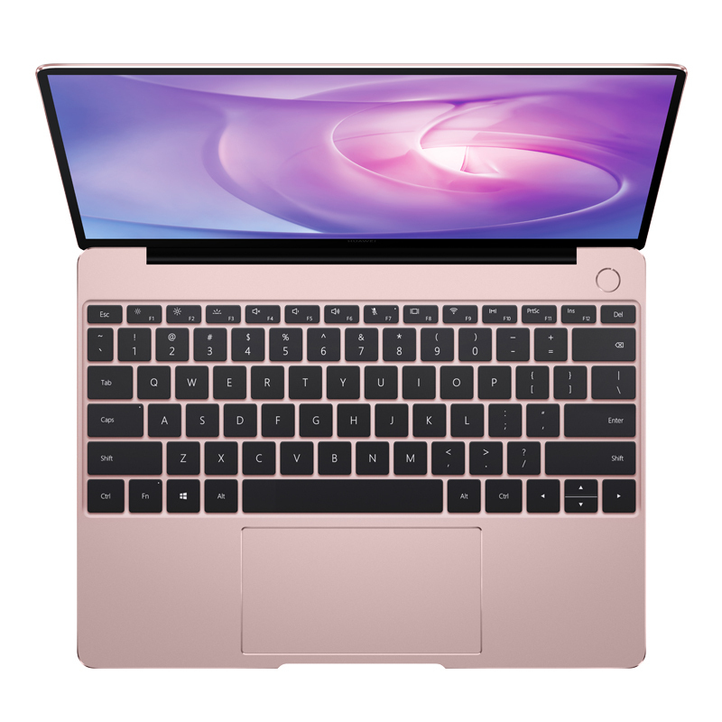 华为(HUAWEI) MateBook 13英寸笔记本电脑( i7 8G 512G 2G独显 Win10 樱粉金)