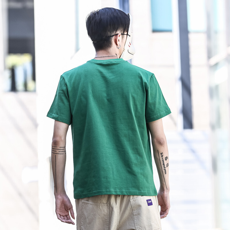 东京衣柜夏季港风宽松男士T恤学生字母印花半袖体恤短袖韩版上衣