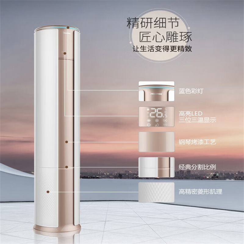海信 KFR-72LW/A8X 全域净化舱新一级空调立式柜机高清大图