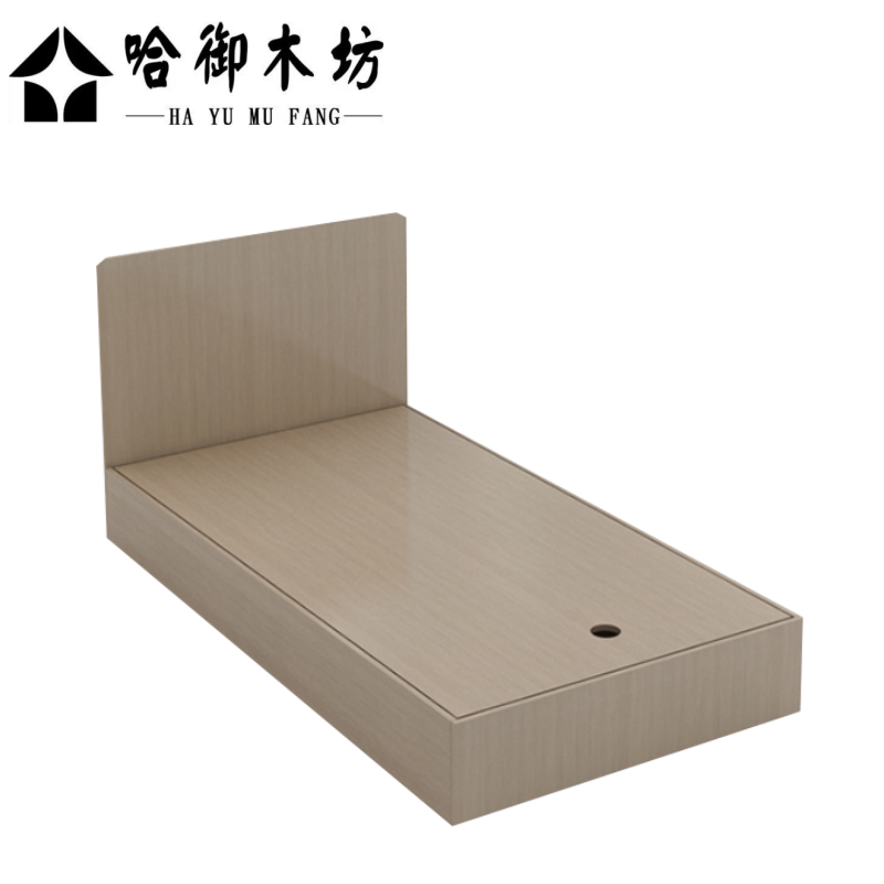 哈御木坊可定制板式高箱床带床垫1200*2000*400mm/套高清大图