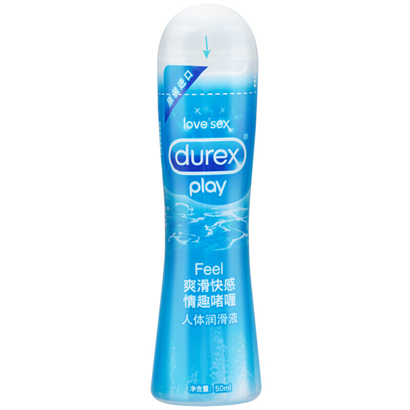 (Durex)水溶性人体润滑剂男用女用润滑油夫妻房事成人用品爽滑快感50ml