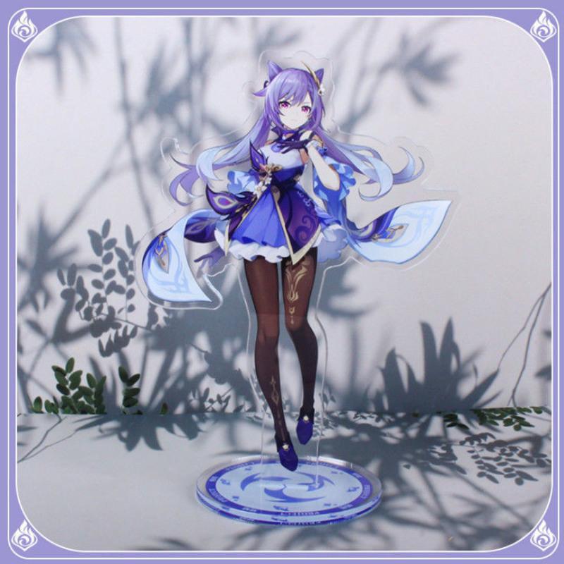 甘雨 高约15cm 原神周边 甘雨 刻晴 可莉亚克力立牌生日礼物桌面人型