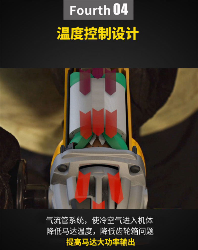 得伟125毫米重型角磨机DW830个高清大图