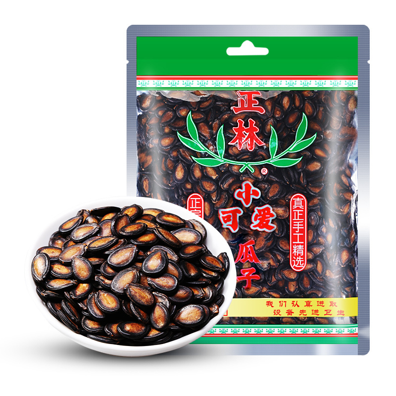 正林 2A小可爱黑瓜子250g 袋装 坚果炒货零食干果大桶年货礼品