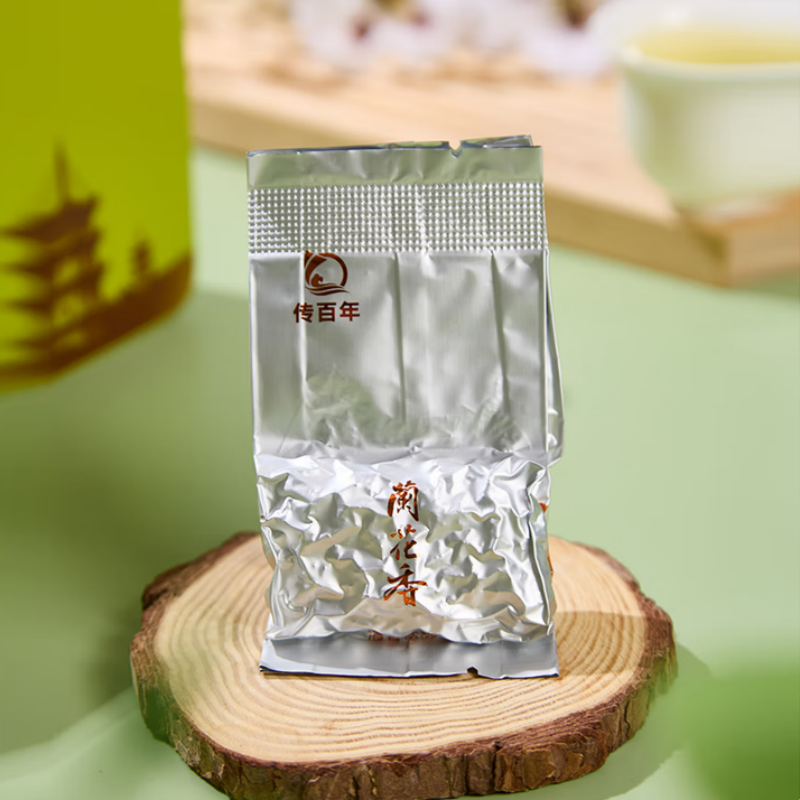 传百年茶叶[蘭花香] 清香铁观音礼盒装 225克/盒(7.5g*30泡)高清大图