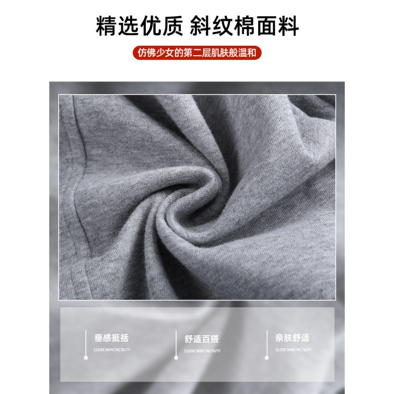 灰色香蕉运动裤女春秋款2023新款美式直筒宽松秋季小个子阔腿卫裤