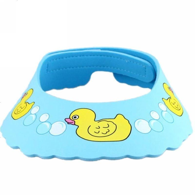 宝宝洗头帽感温加厚可调节儿童浴帽洗澡帽遮阳帽