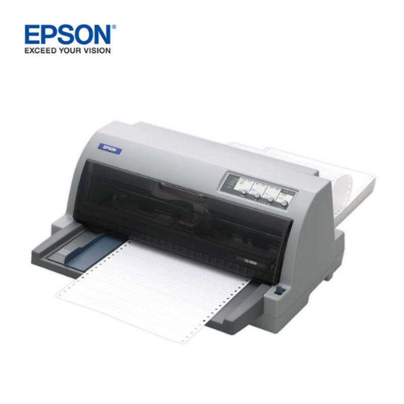 爱普生(EPSON)LQ-690K 针式打印机 106列平推式 高速打印