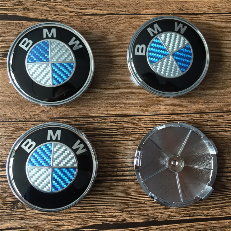 BMW宝马碳纤维车标135系X系Z4改装碳纤维前后标方向盘轮毂盖标