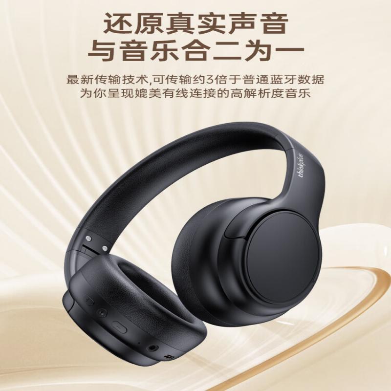 联想 thinkplus头戴式蓝牙耳机 TH20 蓝色