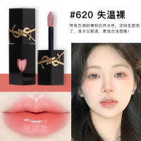 YSL圣罗兰镜面唇釉622#冰川葡 提升气色提亮肤色显白成膜持久不脱妆留色不易沾杯温柔气质裸妆素颜5.5ml