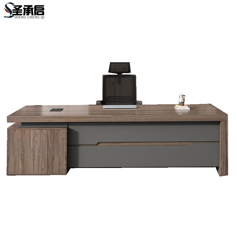 圣承启 班台桌 2米含椅张高清大图