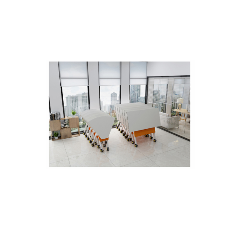 臻远折叠培训课桌M1901B 1200*500*750高清大图