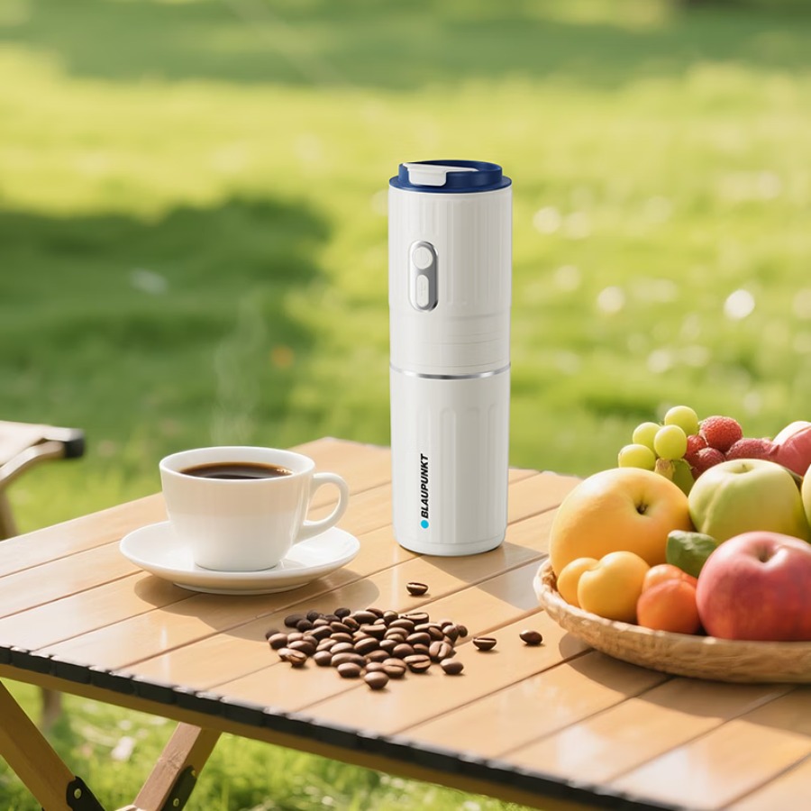 蓝宝(BLAUPUNKT)便携式咖啡机迷你小型研磨一体机家用咖啡豆旅行随身保温杯 BP-KF96R BP-KF96R