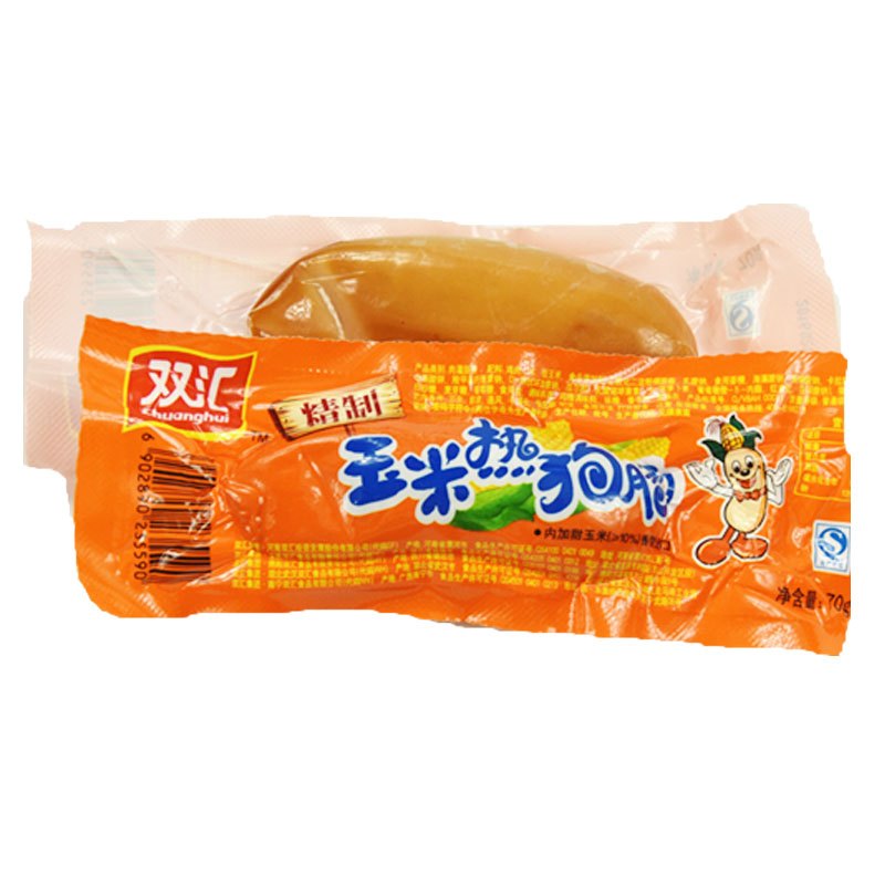双汇精制玉米热狗肠70g