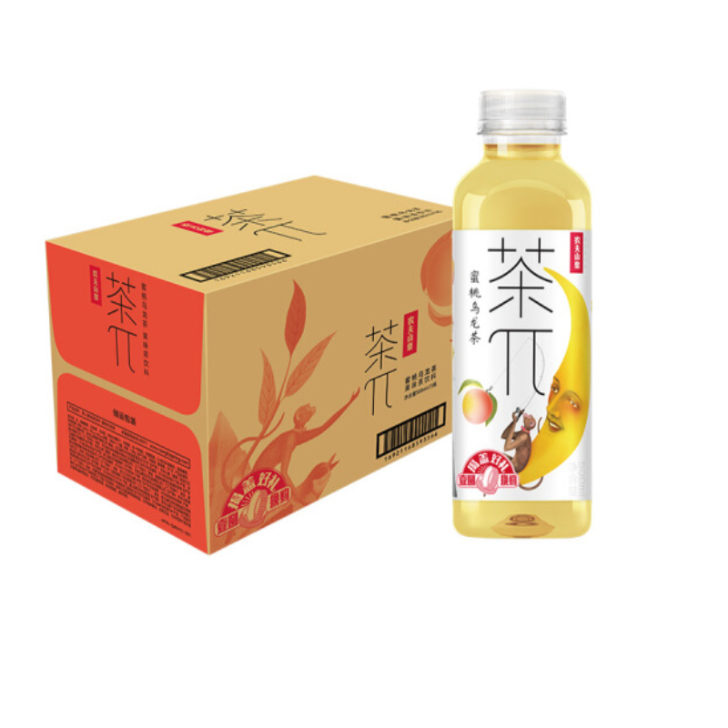 农夫山泉 茶π蜜桃乌龙茶 500ml*15瓶/箱