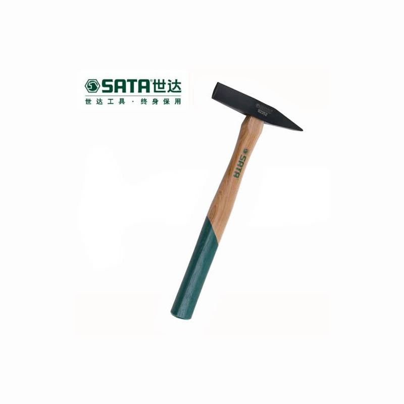 世达(SATA) 胡桃木柄焊工除锈锤 0.6磅 92352高清大图