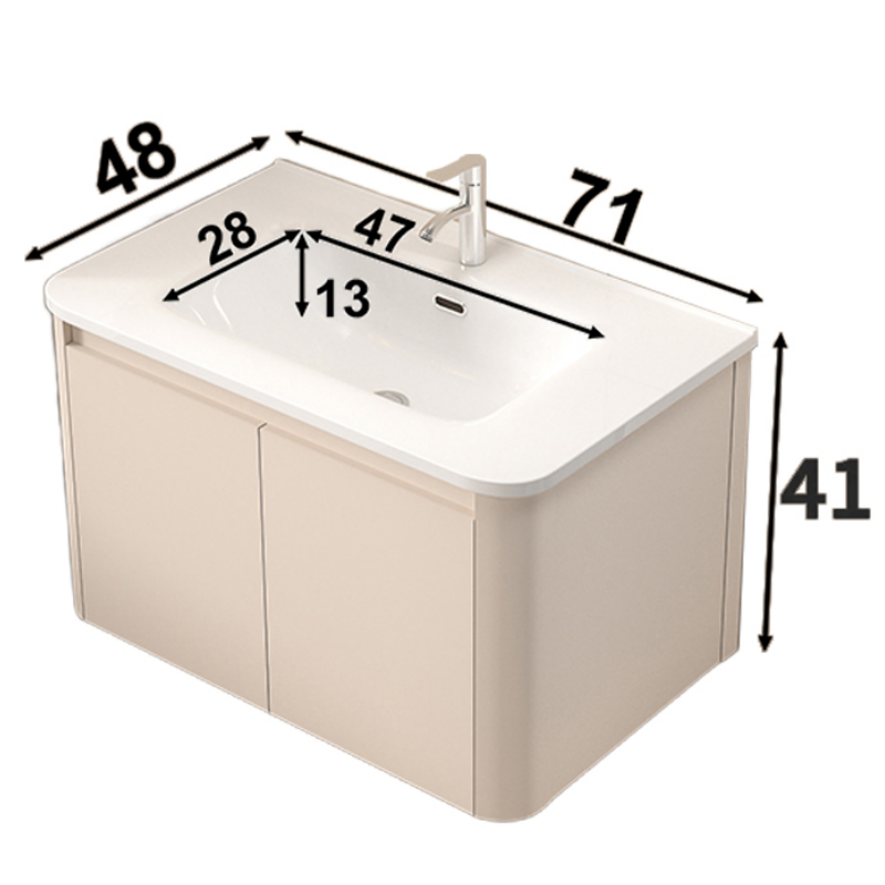 豫龙都浴室柜71cm台高清大图