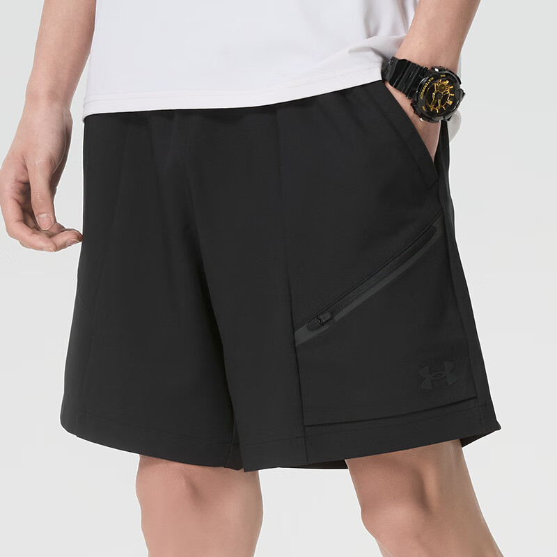 安德玛(Under Armour)男装 夏季运动跑步健身训练舒适运动短裤 6009361-001高清大图