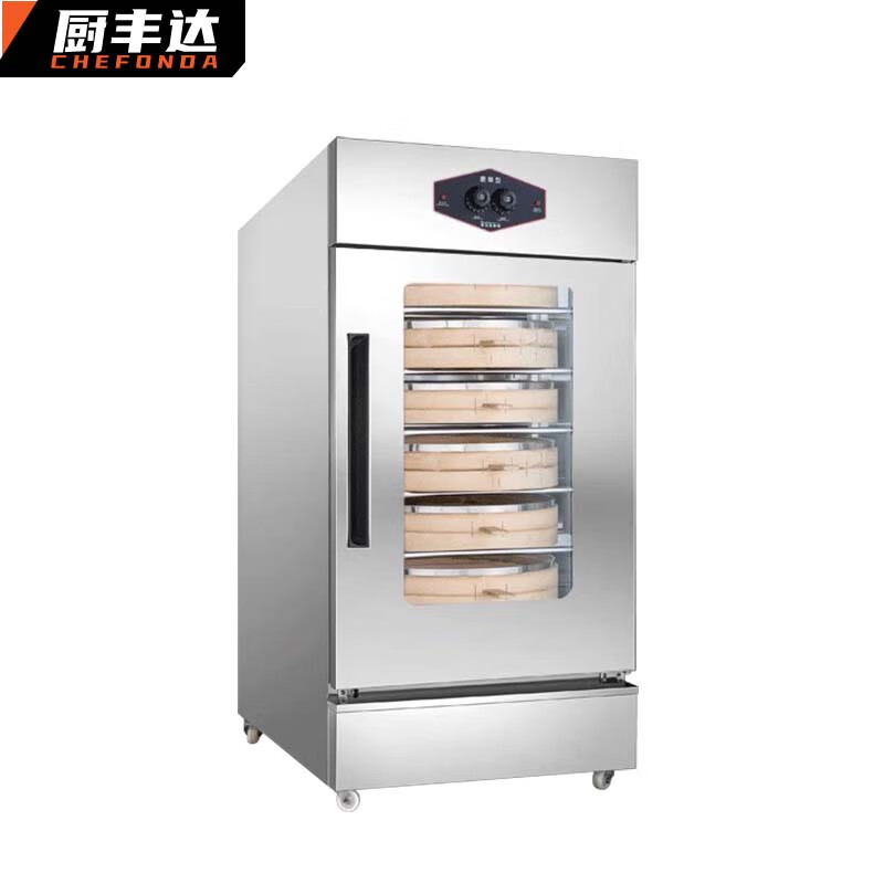 厨丰达 发酵箱商用 面包馒头蒸笼醒发箱不锈钢发酵柜恒温烘焙设备[双门32层电脑款]高清大图