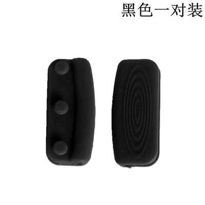 黑色 [一对] 炒锅把手防烫锅耳套铸铁锅汤蒸锅隔热硅胶护手夹锅把手防烫手套
