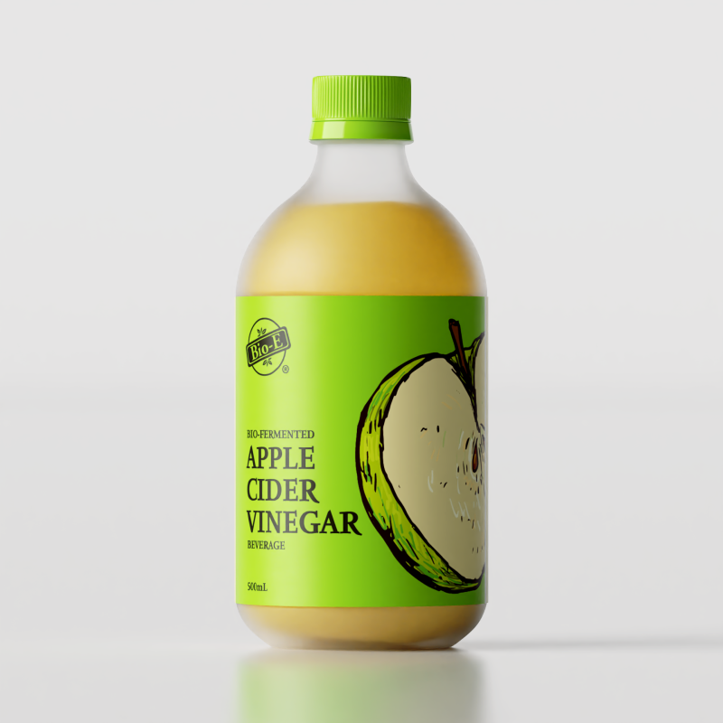 BIO-E 苹果醋酵素500ml*3瓶 饮浓缩苹果醋汁果蔬益生菌酵素饮料官方正品旗舰店