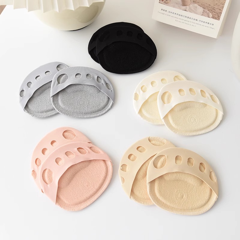 浅口脚掌袜隐形五趾袜子女士前掌垫半掌袜套薄凉鞋高跟鞋春夏船袜吸汗3759高清大图