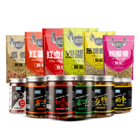 猛攻鱼饵红虫蚯蚓皮筋颗粒钓饵野钓黑坑雾化垂钓鲫鱼窝料鲤鱼饵料
