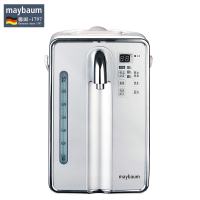 德国五月树(maybaum)电热水瓶A5396银色 家用办公微电脑智能保温电热水壶高硼硅玻璃内胆除氯快速沸腾3L