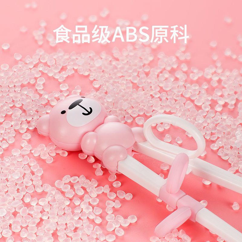 儿童筷子训练筷练习筷宝宝学习筷婴儿勺辅食勺宝宝餐具|苹果绿 橙子筷叉勺3件套