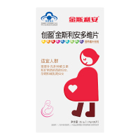 创盈 金斯利安多维片30片*4盒 孕妇叶酸维生素 孕妇钙