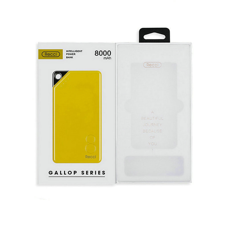 锐思Recci 风驰8000毫安充电宝便携毫手机通用移动电源 RG-8000