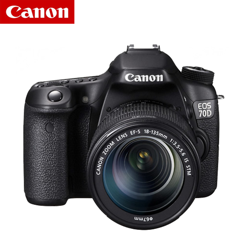 佳能70d套机EOS 70d 18-135 STM镜头单反相机高清旅游数码照相机