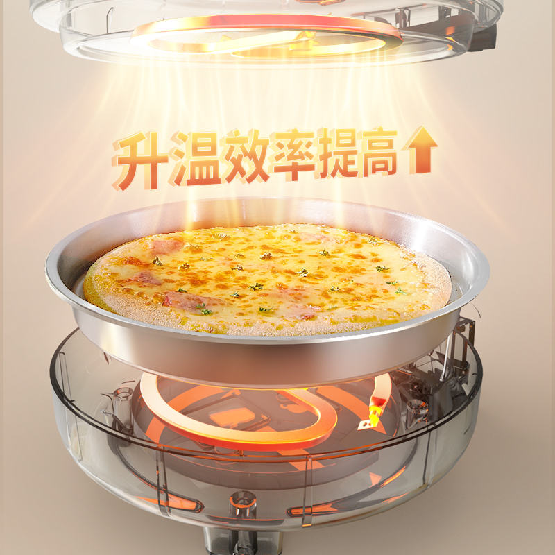 利仁LR-XGR3495小钢人电饼铛0涂层不锈钢烤盘高清大图