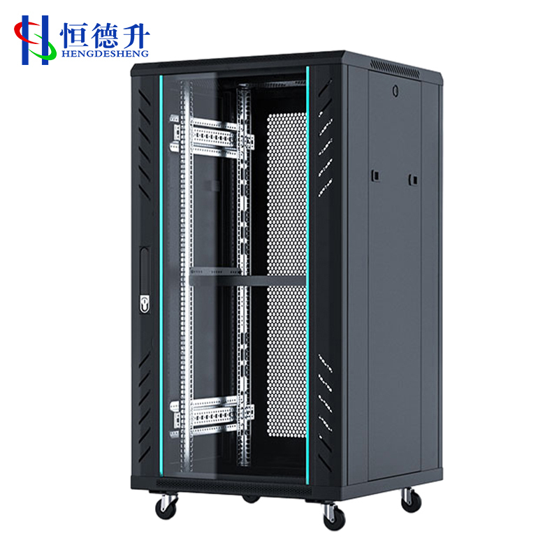 恒德升 服务器机柜 HDS-A427SBW6618 网络机柜 19英寸国际标准机柜 18U高清大图