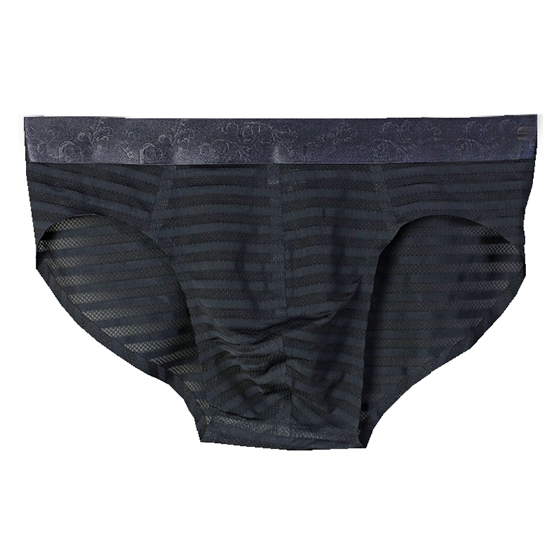 盛世尼曼男士内裤冰丝三角裤网纱青年超薄透气透明低腰性感内裤男夏季