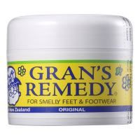 Gran's remedy老奶奶去除鞋臭脚粉净化除味粉去脚汗味脚臭克星运动鞋除味 原味50g/罐 护足霜 新西兰进口