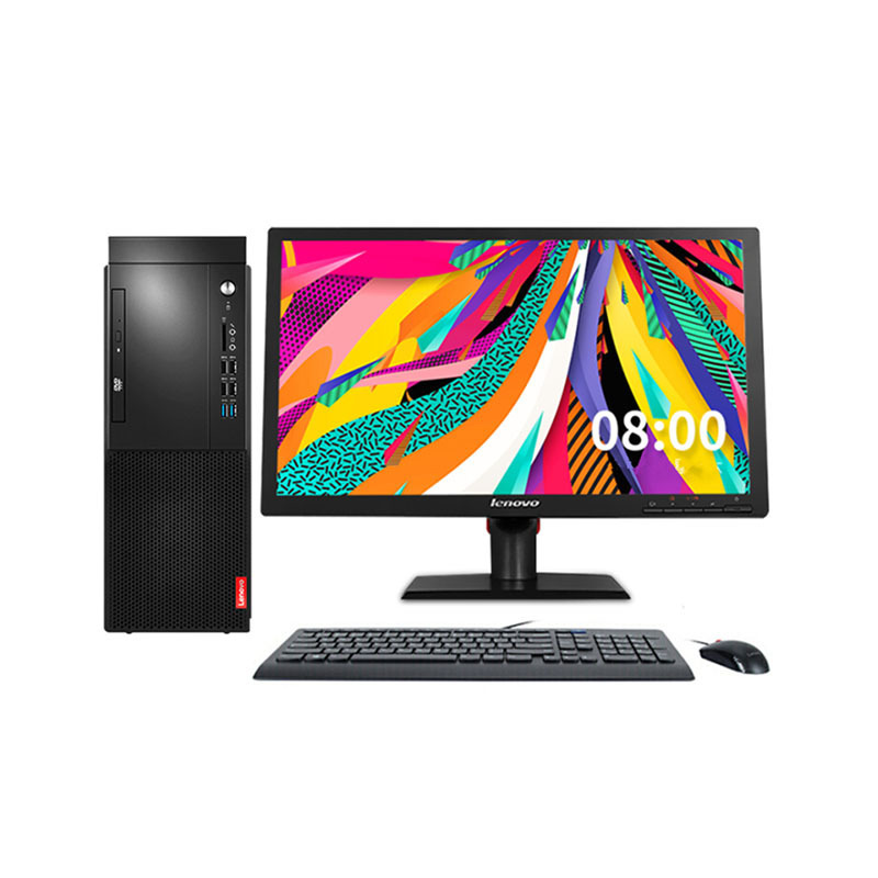 联想(Lenovo)启天M420台式主机 21.5英寸显示器（i5-95008G128G+1TB 集显Win10 黑色）