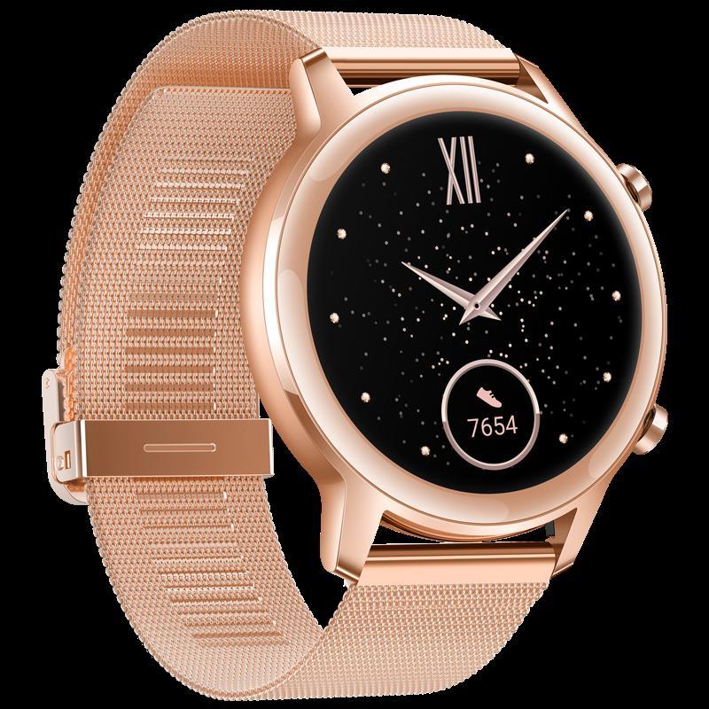 华为荣耀手表Magic Watch2运动智能手表蓝牙男女成人电话NFC户外手环 雅致款 (樱粉金)