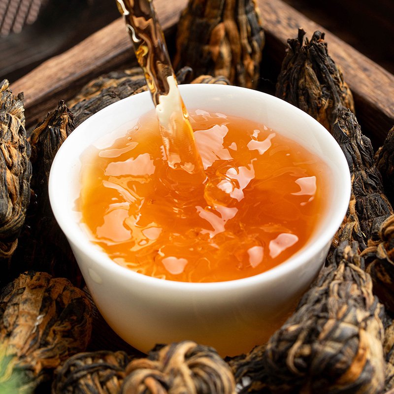 花家盛世滇红宝塔健康养生原叶茶高清大图