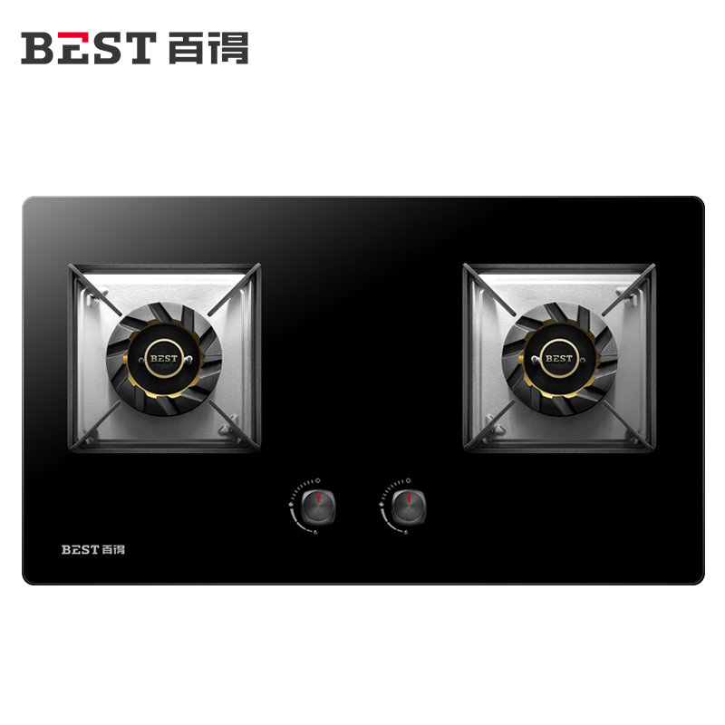 华帝百得(BEST)燃气灶煤气灶双灶嵌入式灶具台嵌两用钢化玻璃猛火炉灶台式灶台炉具双眼灶煤气炉天然气DZ42B