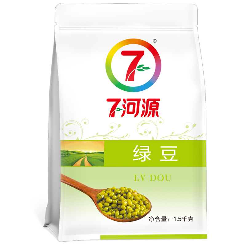七河源绿豆1.5kg 东北大明绿豆